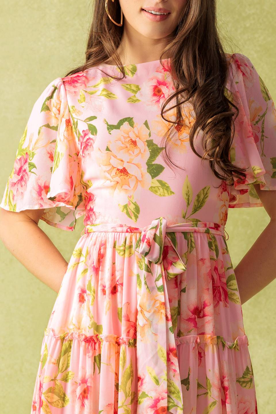 WHICH CHAPTER WOVEN MAXI DRESS Flying Tomato